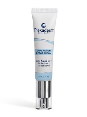 PLEXADERM Skincare Dual Action Repair Cream ~ Retinol + Bakuchiol ~ New in Box